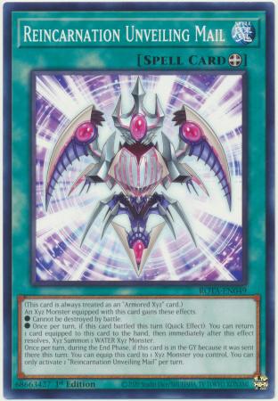 Reincarnation Unveiling Mail - ROTA-EN049 - Common - 1st Edition