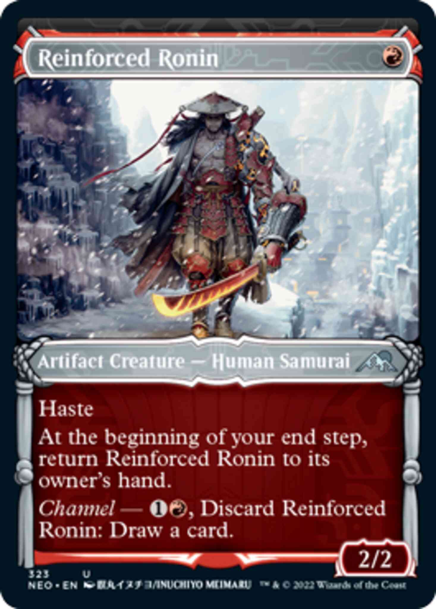 Reinforced Ronin [323] [Samurai Showcase] [Kamigawa: Neon Dynasty] [Non-Foil]