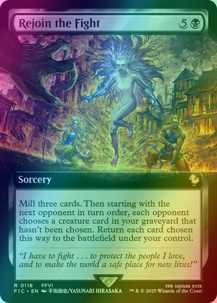 Rejoin the Fight [118] [Extended Art] [FINAL FANTASY: Commander] [Foil]