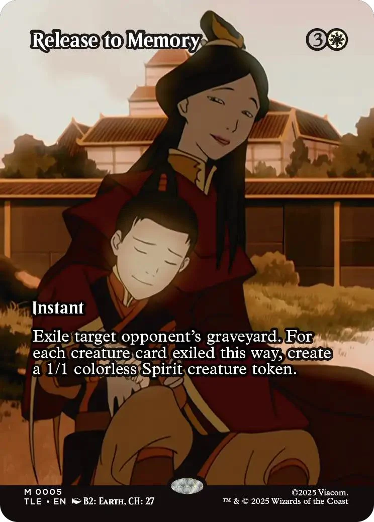Release to Memory [5] [Borderless] [Source Material] [Avatar: The Last Airbender Eternal] [Non-Foil]