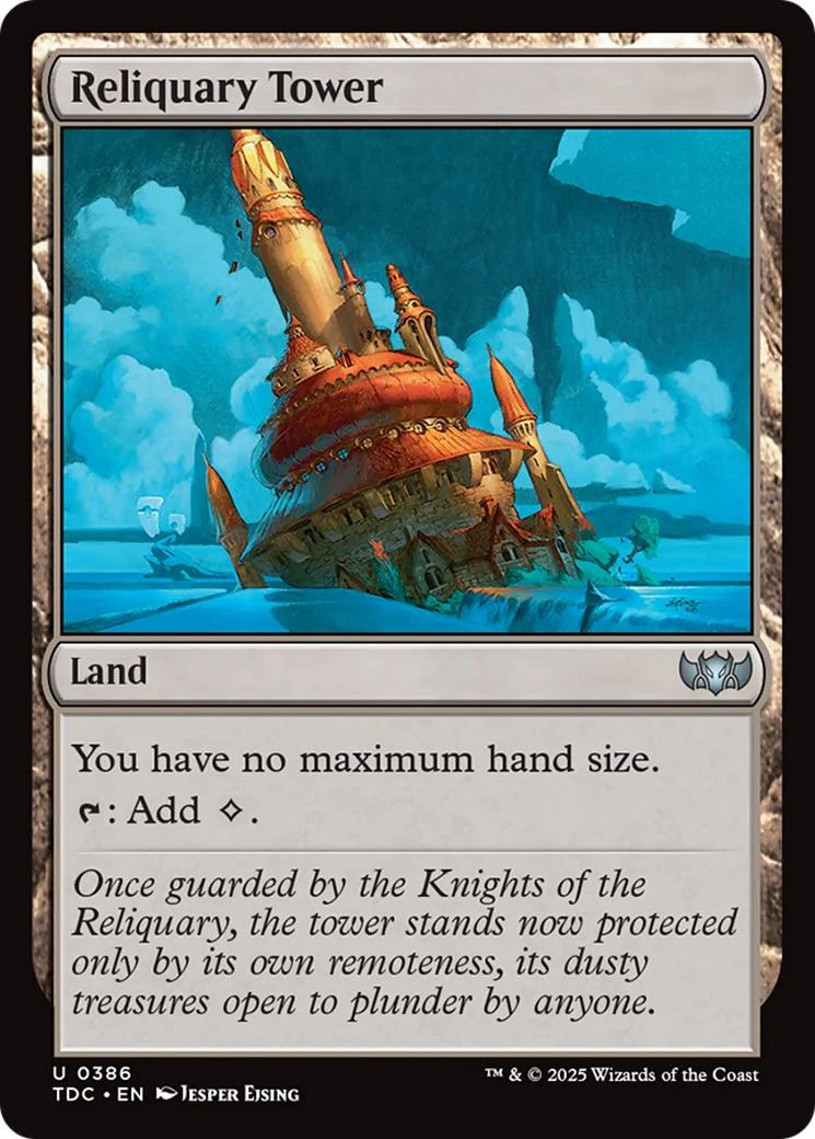 Reliquary Tower [386] [Tarkir: Dragonstorm: Commander] [Non-Foil]