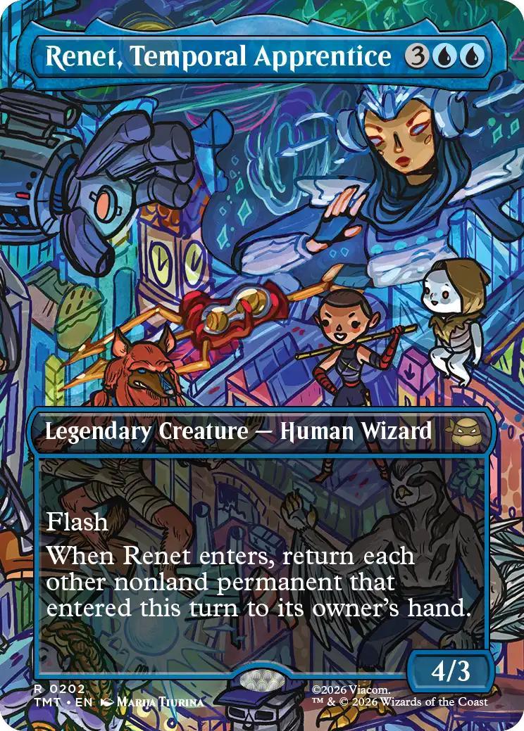 Renet, Temporal Apprentice [202] [Borderless] [Scene] [Teenage Mutant Ninja Turtles] [Non-Foil]