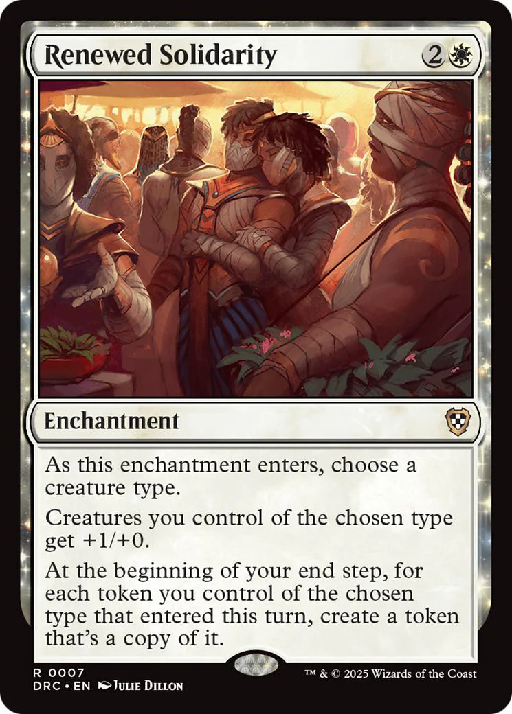 Renewed Solidarity [7] [Aetherdrift: Commander] [Non-Foil]