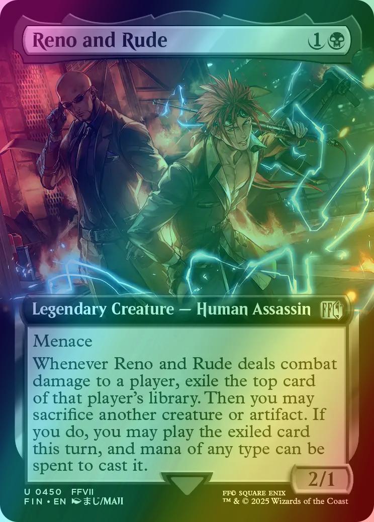 Reno and Rude [450] [Extended Art] [FINAL FANTASY] [Foil]