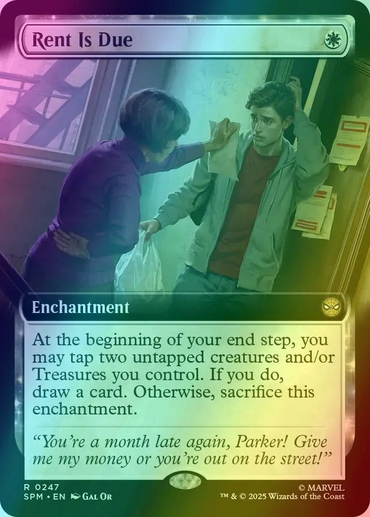 Rent Is Due [247] [Extended Art] [Marvel's Spider-Man] [Foil]
