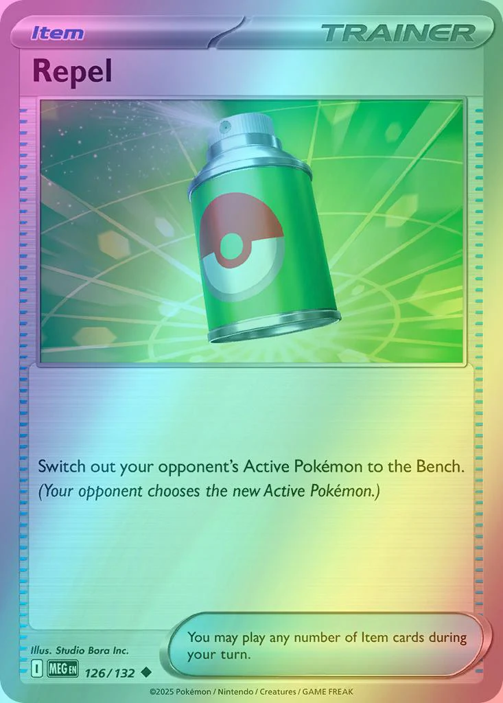 Repel - 126/132 - Uncommon [me01-126] [Reverse Holo]