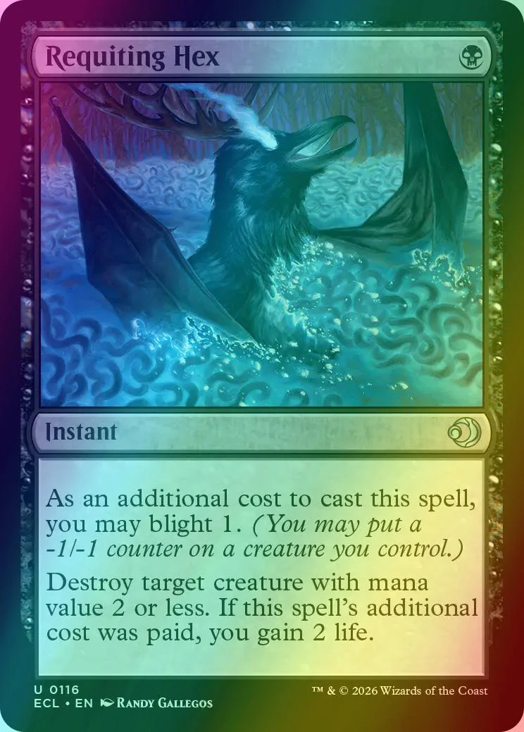 Requiting Hex [116] [Lorwyn Eclipsed] [Foil]