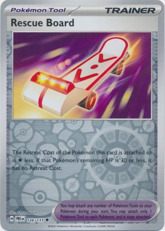 Rescue Board - 126/131 - Uncommon [sv085-126] [Reverse Holo]