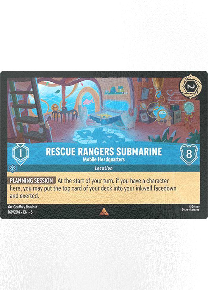 Rescue Rangers Submarine - Mobile Headquarters - 169/204 [Azurite Sea] [Cold Foil]