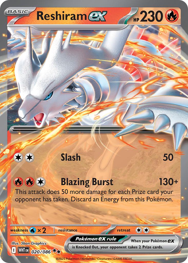 Reshiram ex - 020/086 - Double Rare [sv105w-020] [Ultra]