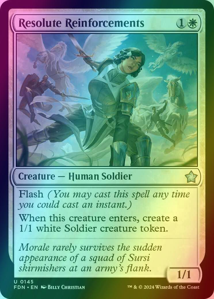 Resolute Reinforcements [145] [Foundations] [Foil]