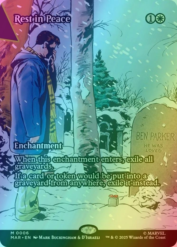 Rest in Peace [6] [Borderless] [Source Material] [Marvel Universe] [Foil]