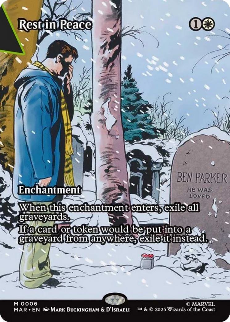 Rest in Peace [6] [Borderless] [Source Material] [Marvel Universe] [Non-Foil]