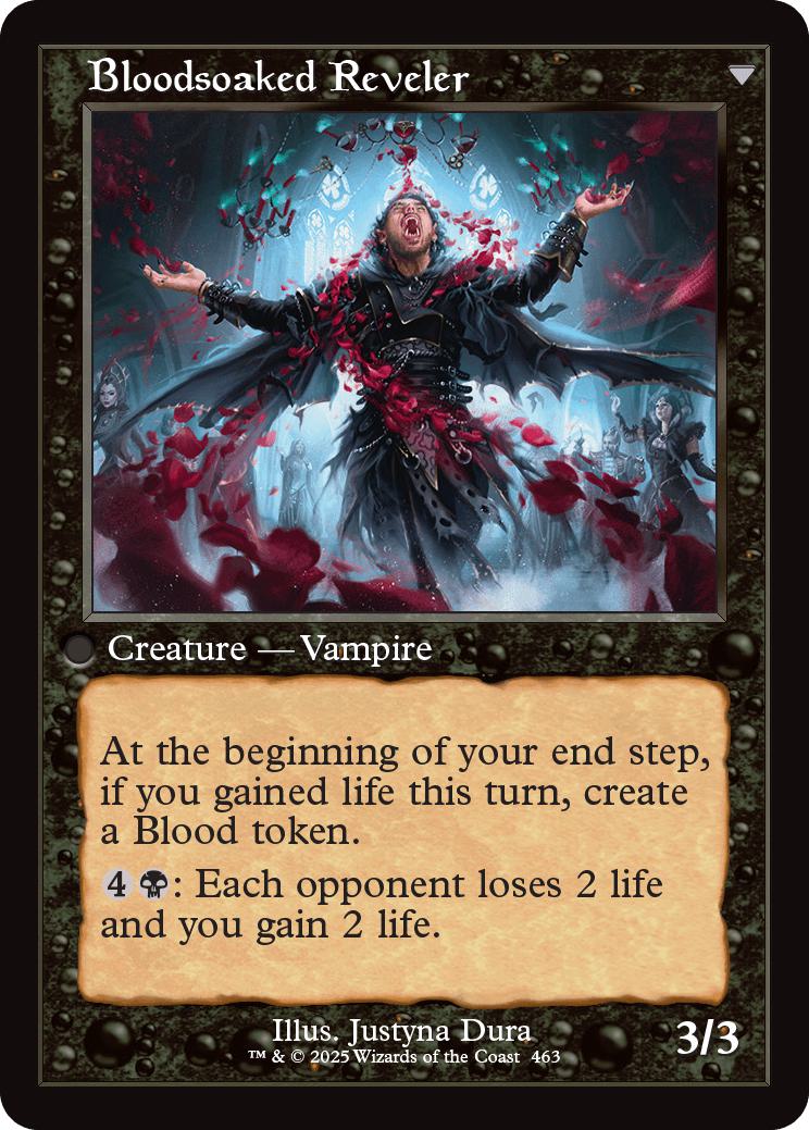 Restless Bloodseeker // Bloodsoaked Reveler [463] [Retro Frame] [Innistrad Remastered] [Non-Foil] - Image 2