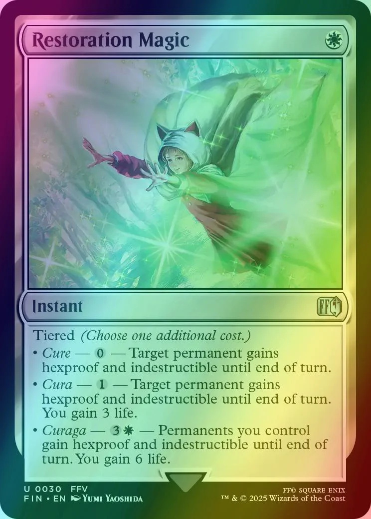 Restoration Magic [30] [FINAL FANTASY] [Foil]