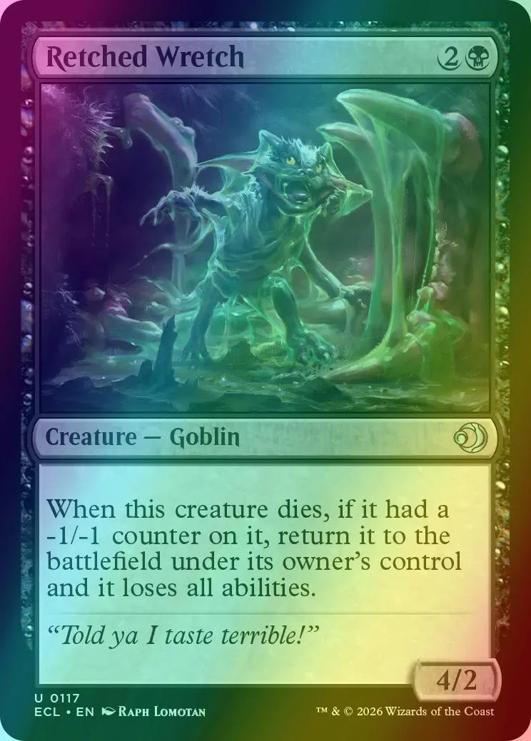 Retched Wretch [117] [Lorwyn Eclipsed] [Foil]