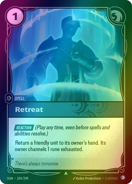 Retreat - 104/298 [Origins] [Foil]