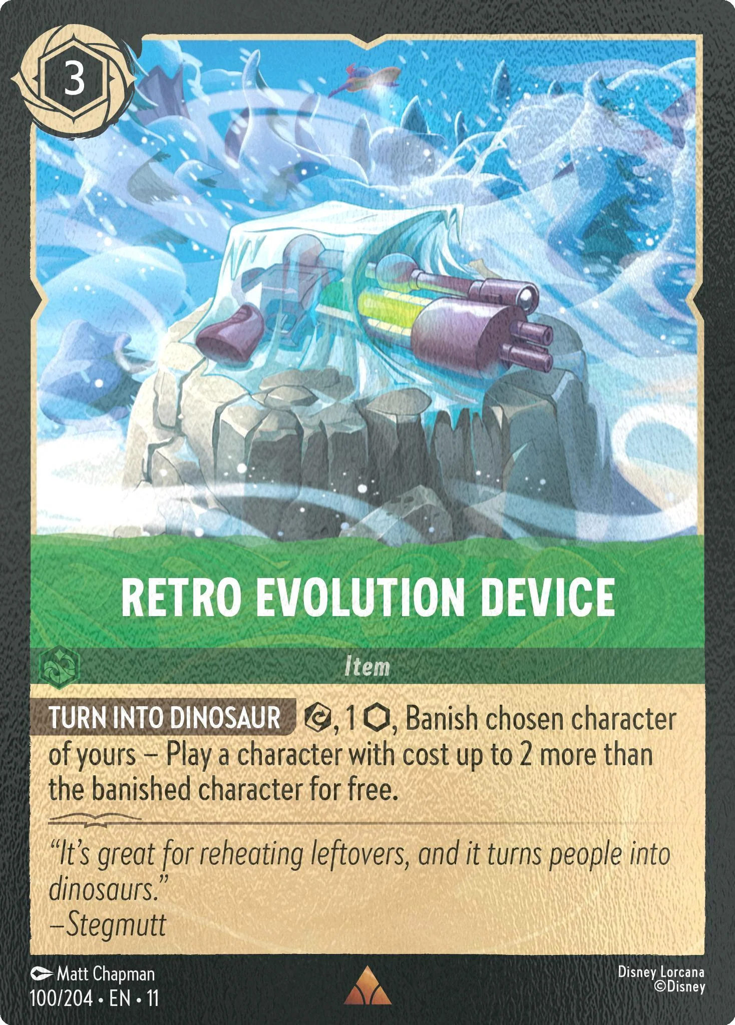 Retro Evolution Device - 100/204 [Winterspell] [Cold Foil]