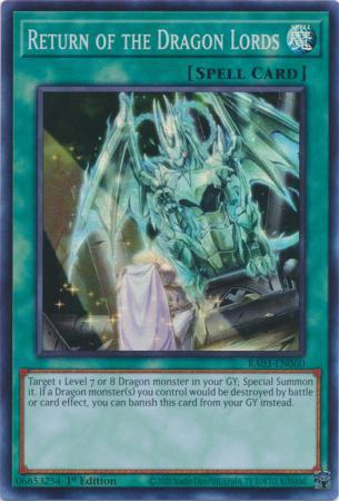 Return of the Dragon Lords - RA03-EN060 - Super Rare - 1st Edition