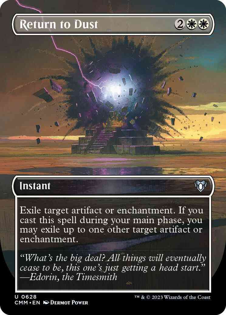 Return to Dust [628] [Borderless] [Commander Masters] [Non-Foil]