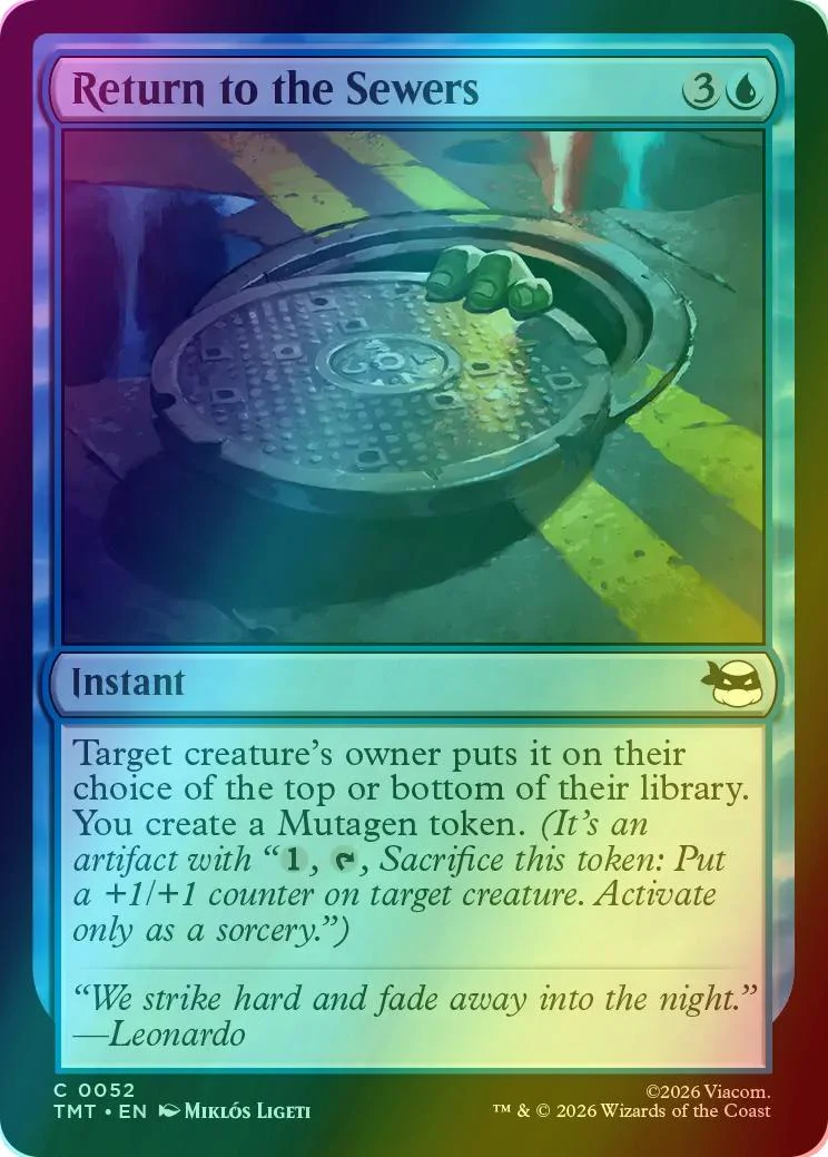 Return to the Sewers [52] [Teenage Mutant Ninja Turtles] [Foil]