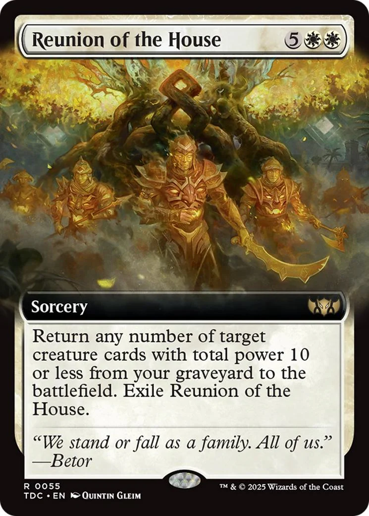 Reunion of the House [55] [Extended Art] [Tarkir: Dragonstorm: Commander] [Non-Foil]