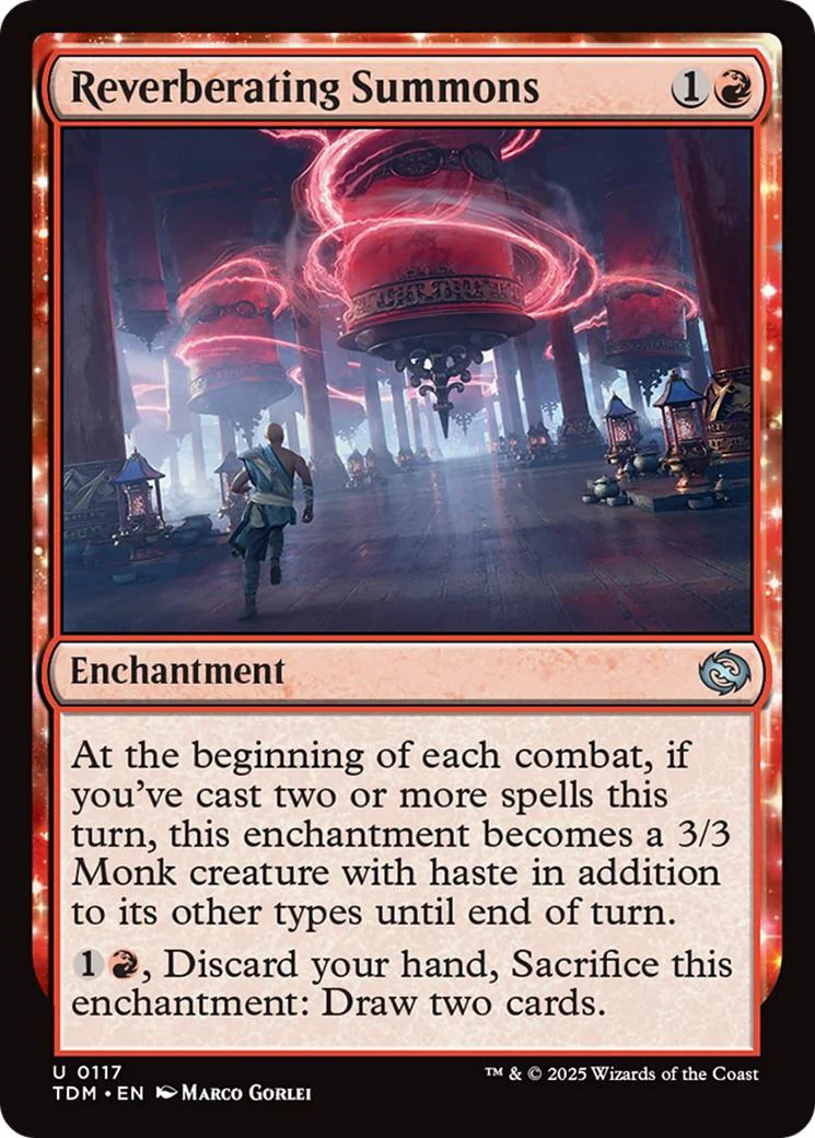 Reverberating Summons [117] [Tarkir: Dragonstorm] [Non-Foil]