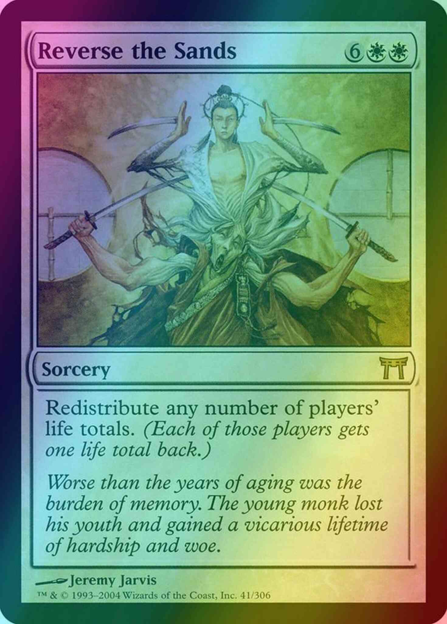 Reverse the Sands [41] [Champions of Kamigawa] [Foil]