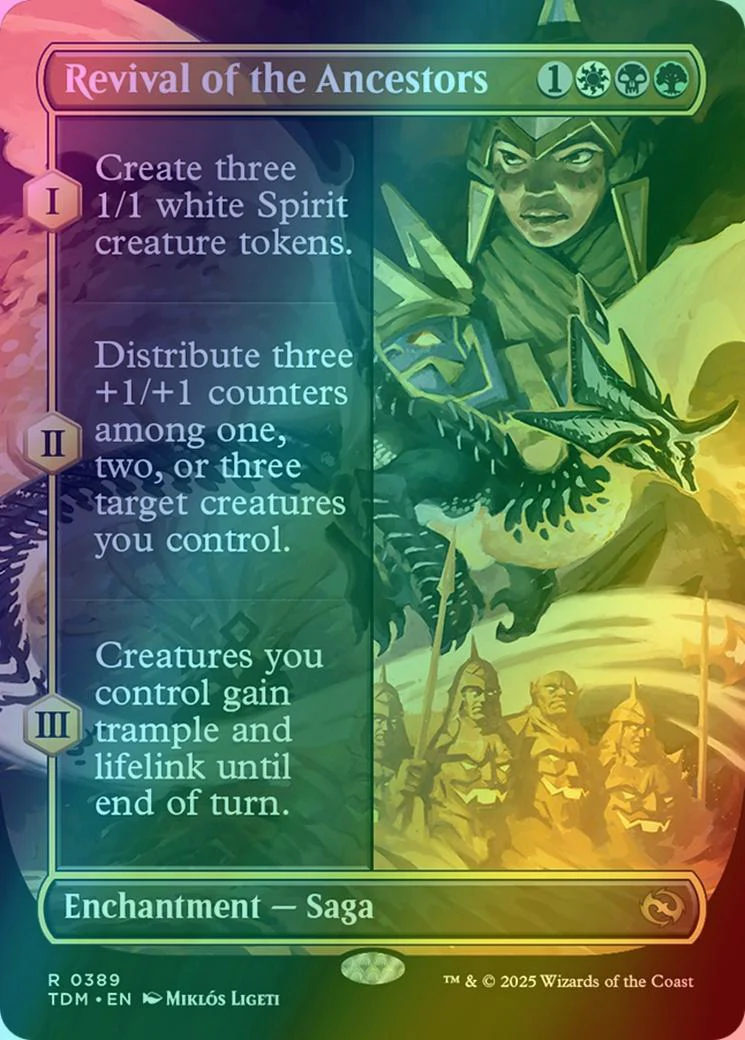 Revival of the Ancestors [389] [Borderless] [Tarkir: Dragonstorm] [Foil]