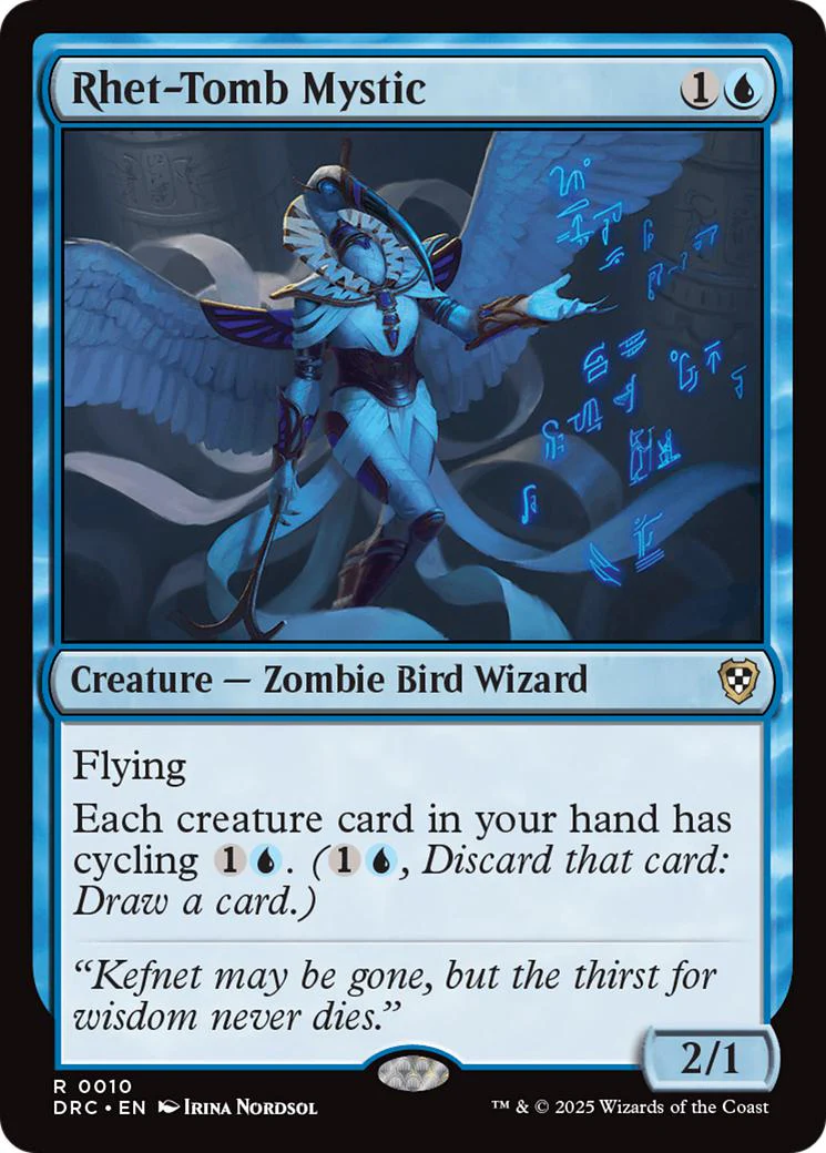 Rhet-Tomb Mystic [10] [Aetherdrift: Commander] [Non-Foil]