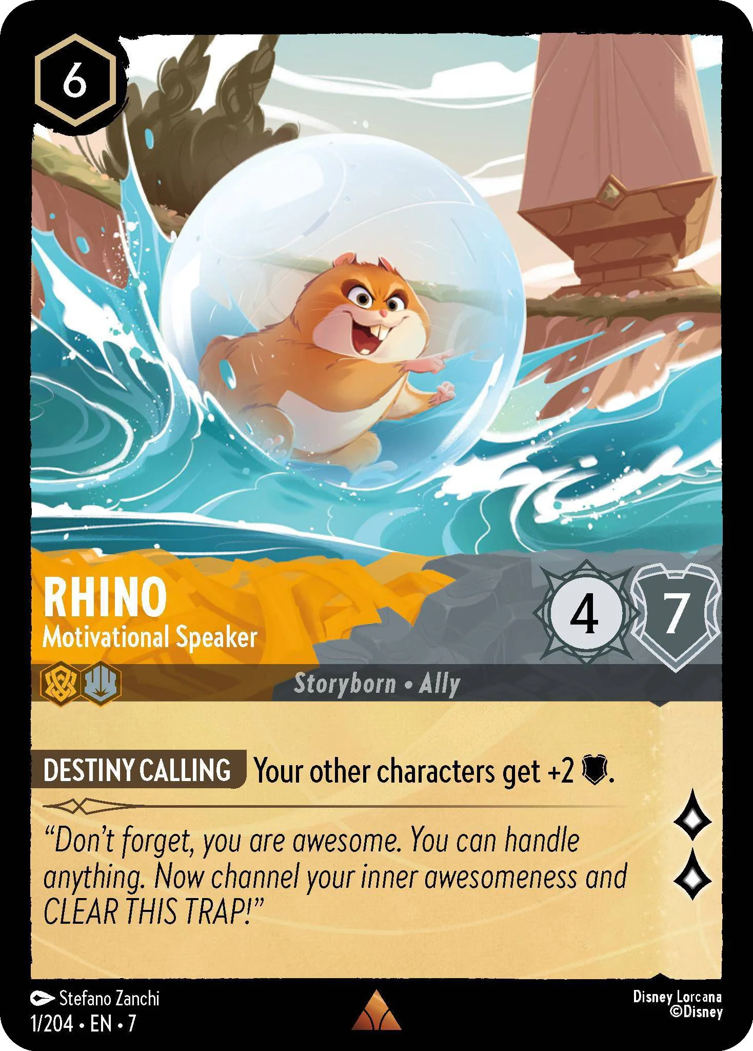 Rhino - Motivational Speaker - 1/204 [Archazia's Island] [Non-Foil]
