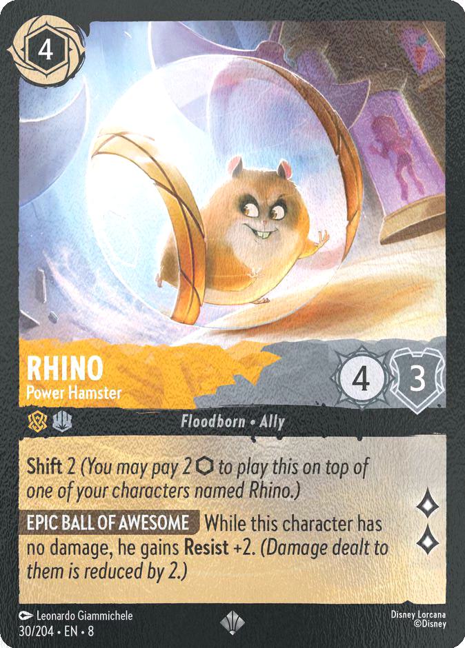Rhino - Power Hamster - 30/204 [Reign of Jafar] [Cold Foil]