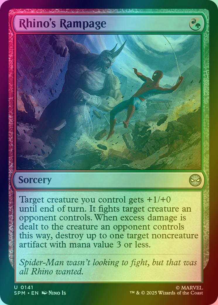 Rhino's Rampage [141] [Marvel's Spider-Man] [Foil]