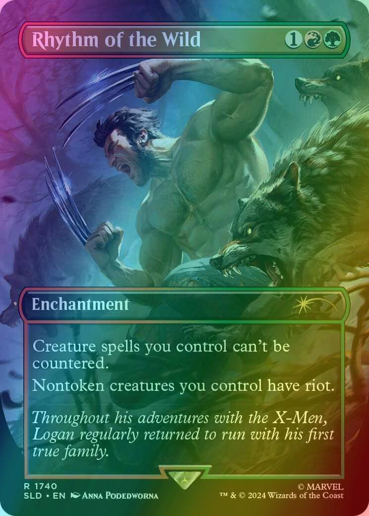 Rhythm of the Wild [1740] [Borderless] [Marvel's Wolverine] [Secret Lair Drop] [Foil]