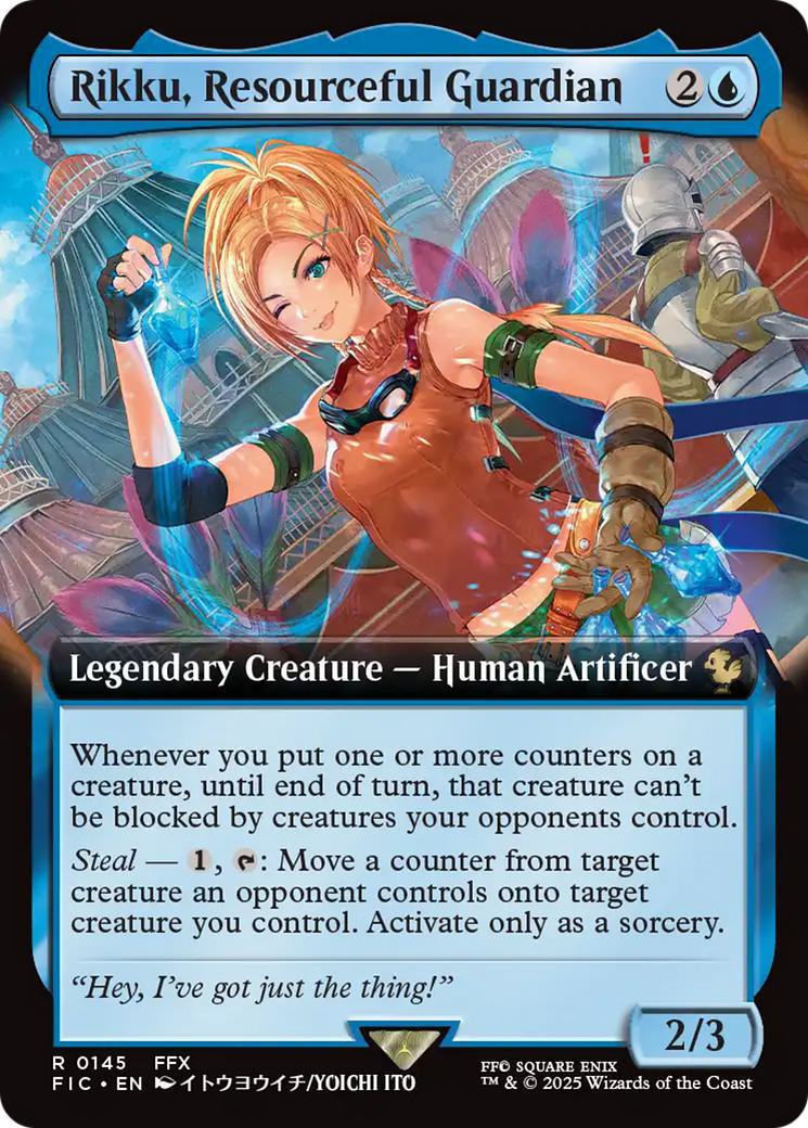 Rikku, Resourceful Guardian [145] [Extended Art] [FINAL FANTASY: Commander] [Non-Foil]