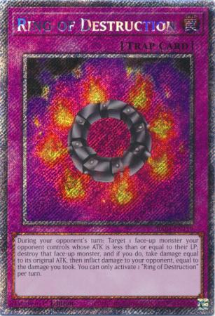 Ring of Destruction - RA04-EN119 - Platinum Secret Rare - 1st Edition