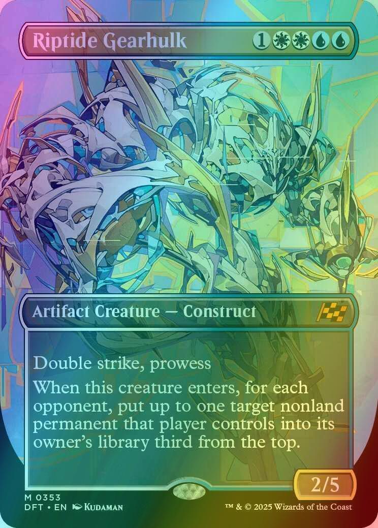 Riptide Gearhulk [353] [Borderless] [Graffiti] [Aetherdrift] [Foil]