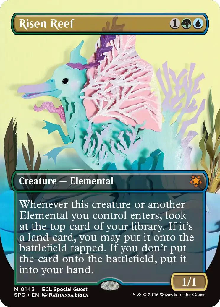 Risen Reef [143] [Borderless] [Special Guests] [Non-Foil]