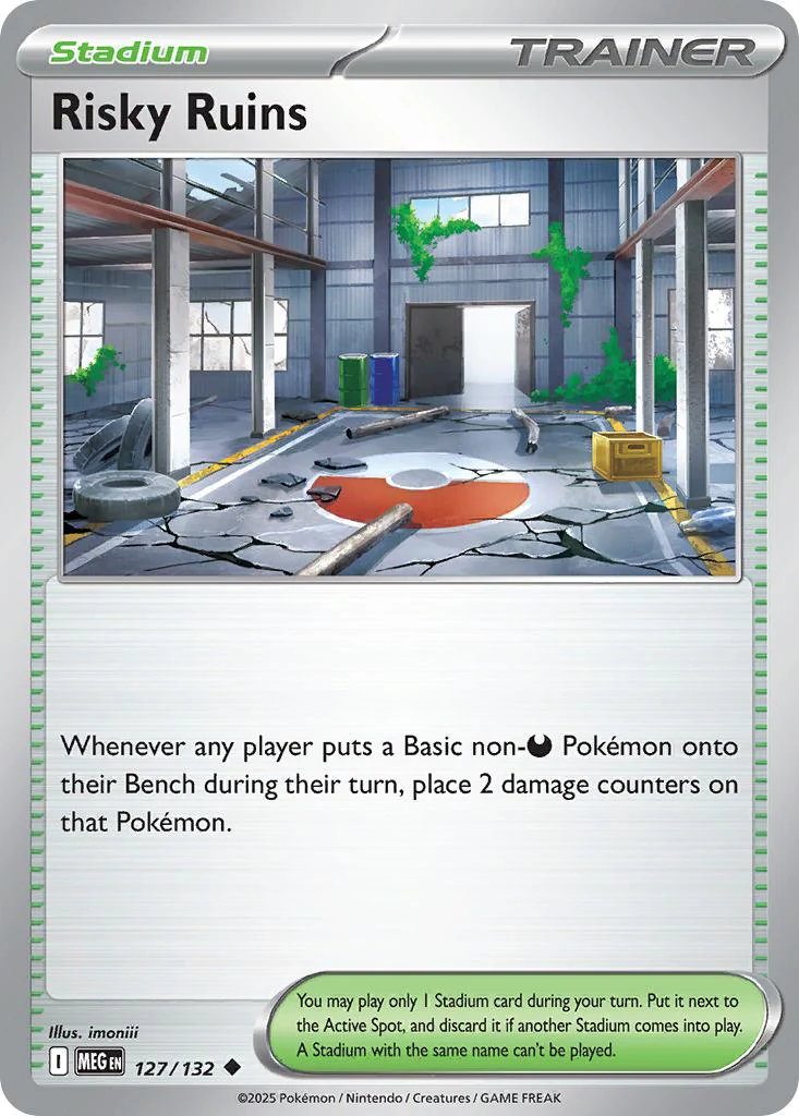 Risky Ruins - 127/132 - Uncommon [me01-127] [Non-Holo]