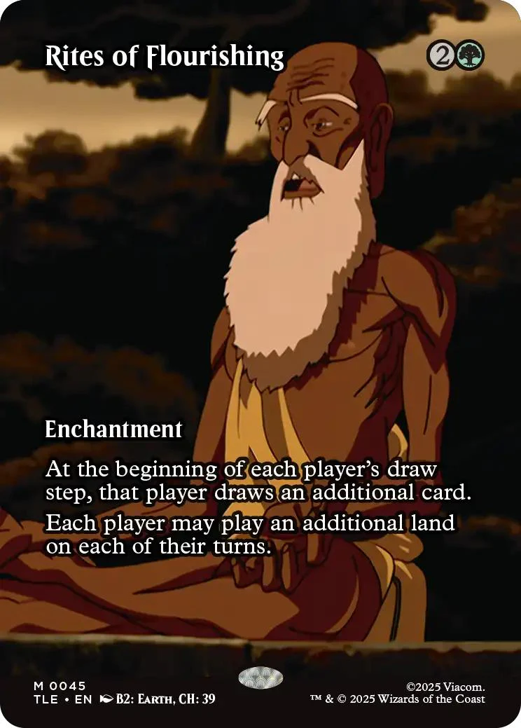 Rites of Flourishing [45] [Borderless] [Source Material] [Avatar: The Last Airbender Eternal] [Non-Foil]