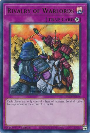 Rivalry of Warlords - RA03-EN075 - Ultra Rare - 1st Edition