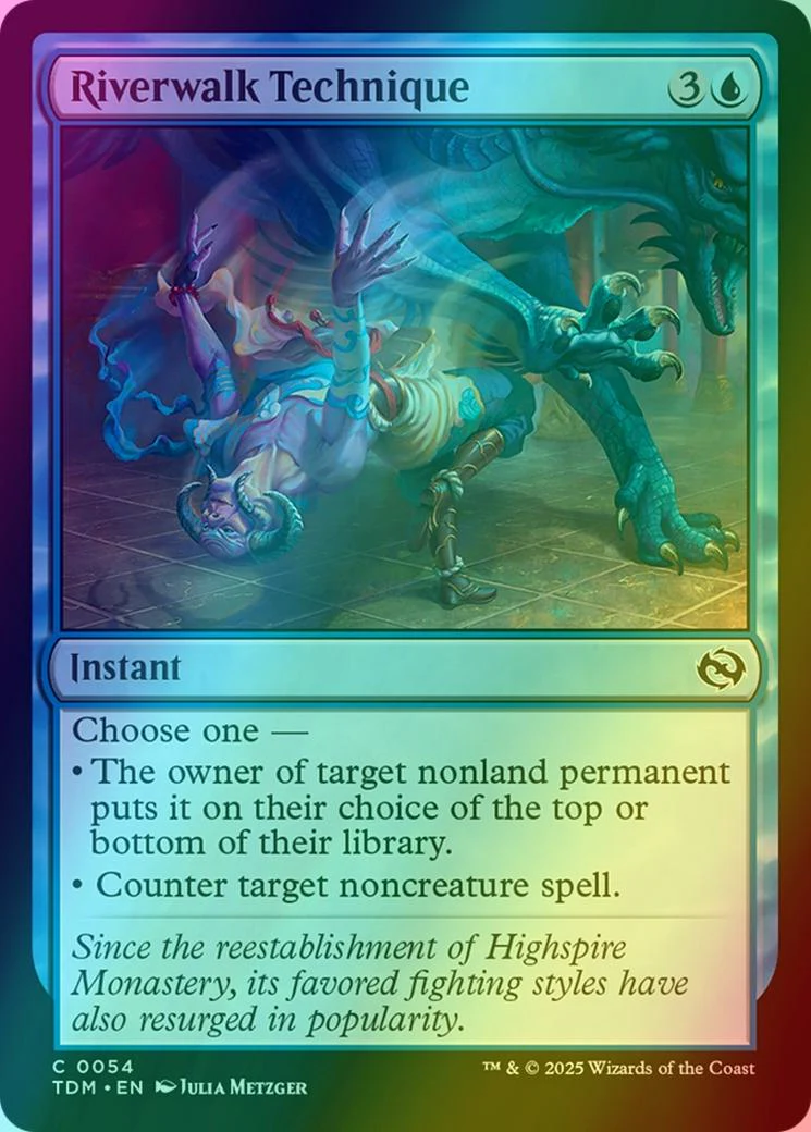 Riverwalk Technique [54] [Tarkir: Dragonstorm] [Foil]