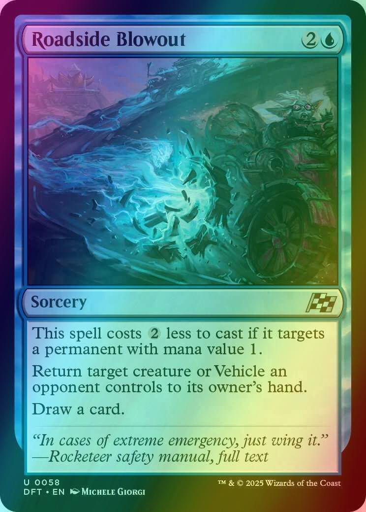 Roadside Blowout [58] [Aetherdrift] [Foil]