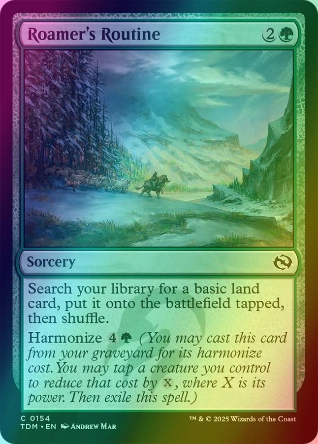 Roamer's Routine [154] [Tarkir: Dragonstorm] [Foil]