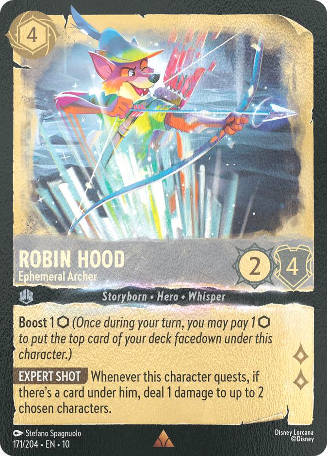 Robin Hood - Ephemeral Archer - 171/204 [Whispers in the Well] [Cold Foil]