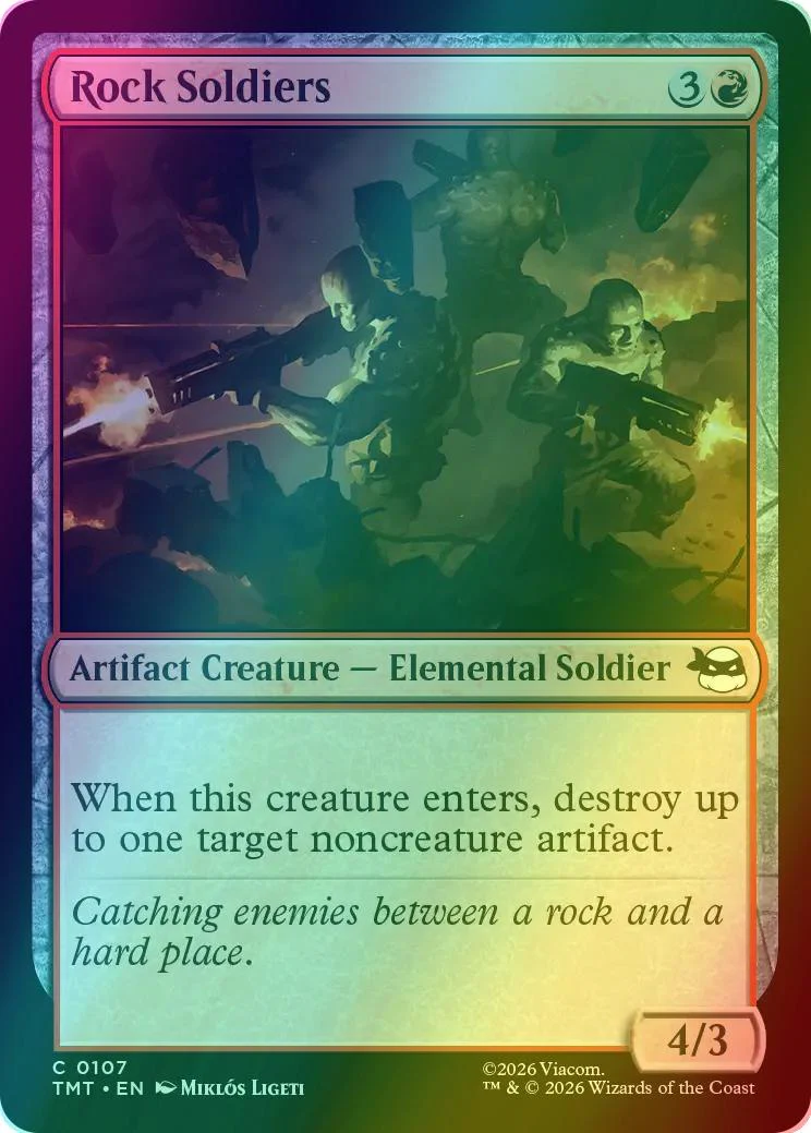 Rock Soldiers [107] [Teenage Mutant Ninja Turtles] [Foil]