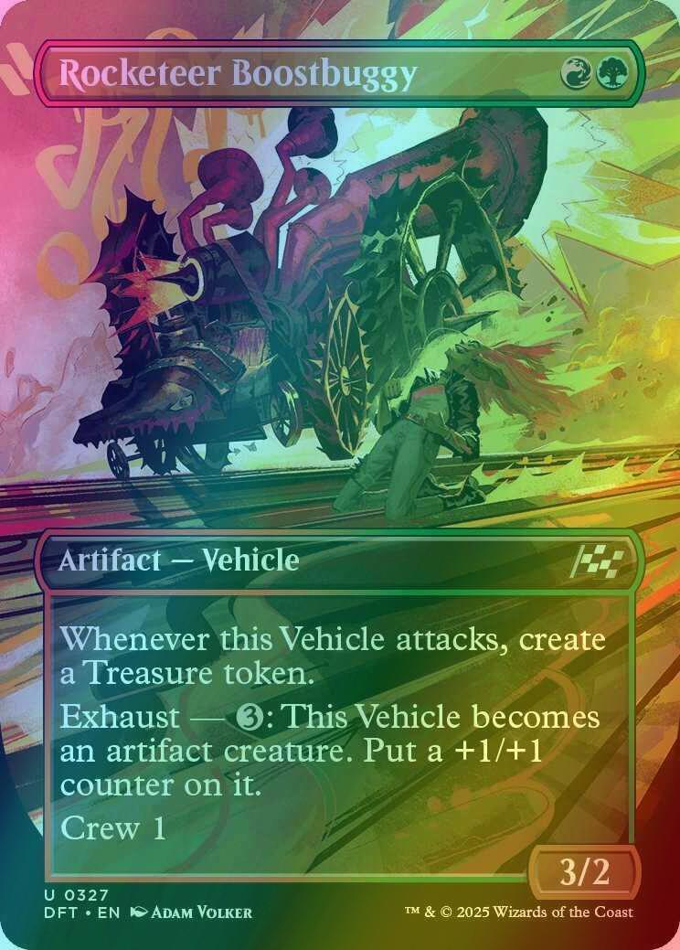 Rocketeer Boostbuggy [327] [Borderless] [Revved Up] [Aetherdrift] [Foil]