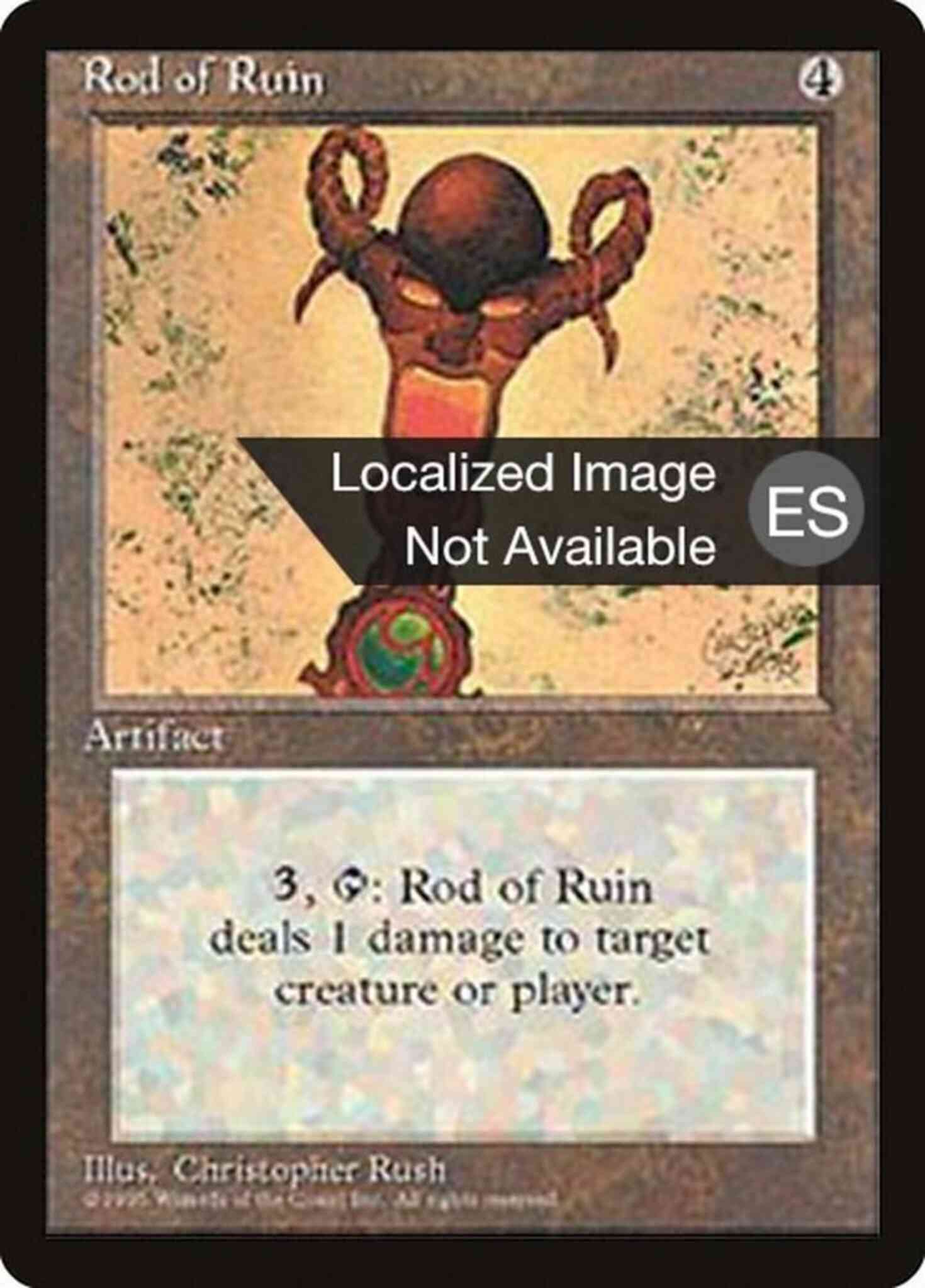 Rod of Ruin - Japanese [344] [Fourth Edition Black Border: Japanese] [Non-Foil]