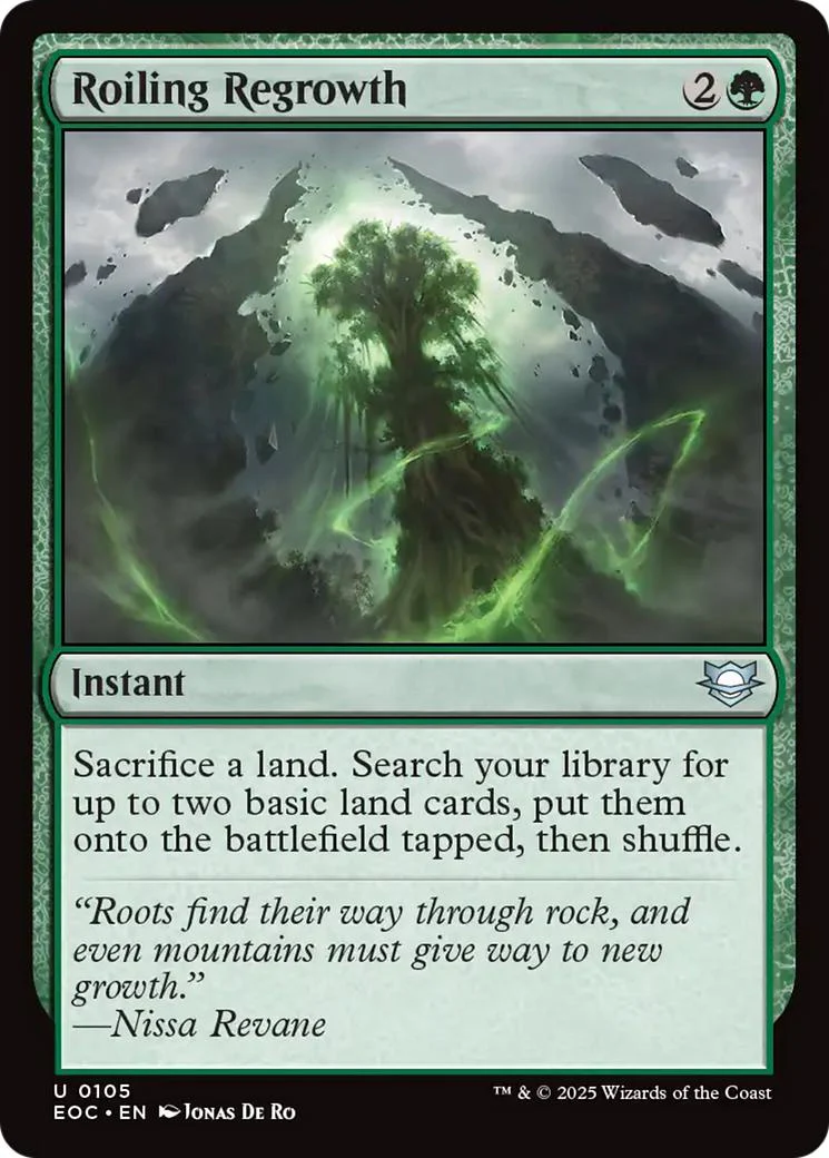 Roiling Regrowth [105] [Edge of Eternities: Commander] [Non-Foil]