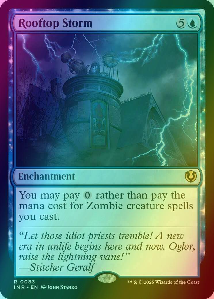 Rooftop Storm [83] [Innistrad Remastered] [Foil]